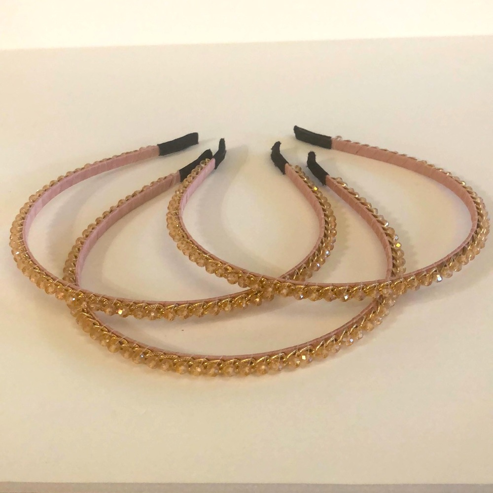 🎁Beaded Pink Headband